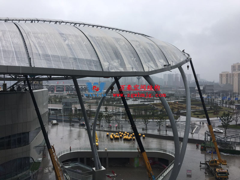 遵義高鐵新城ETFE天幕膜結構項目